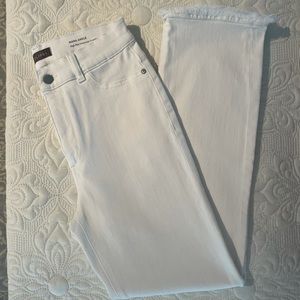 White DL1961 Mara Ankle, High Rise Instasculpt Straight, Size 28, NWOT